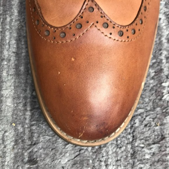 Ferro Aldo Mens Lace Up Wing Tip Casual Brown Two Tone Dress Shoes Size 13 main image 7